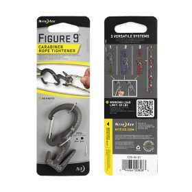 FIGURE 9 CARABINER ROPE TIGHTENER - SMALL - BLACK