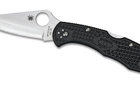C11PBK DELICA 4 PLAIN EDGE BLACK FRN
