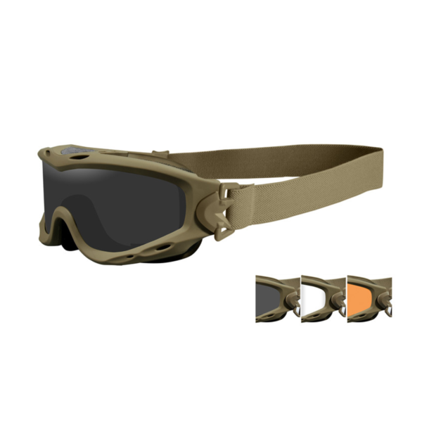 SPEAR SMOKE/CLEAR/LIGHT RUST TAN FRAME