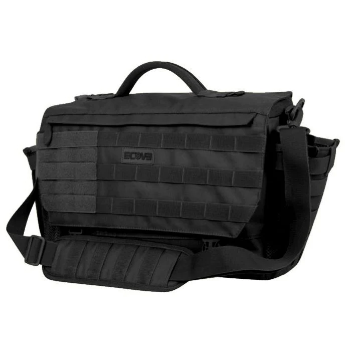 ecoevo_pro_series_tactical_messenger_bag_-_black_400x@2x EcoEvo Pro Series Messenger Bag BLACK - Image 1
