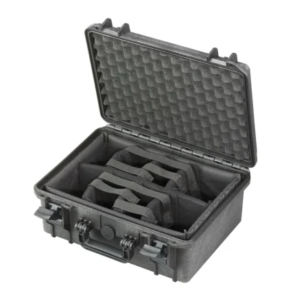 BLACK CAMERA CASE - SP PRO 380H160CAM BK WITH DIVIDERS