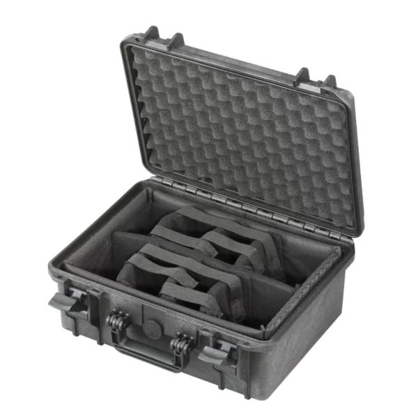 BLACK CAMERA CASE - SP PRO 380H160CAM BK WITH DIVIDERS