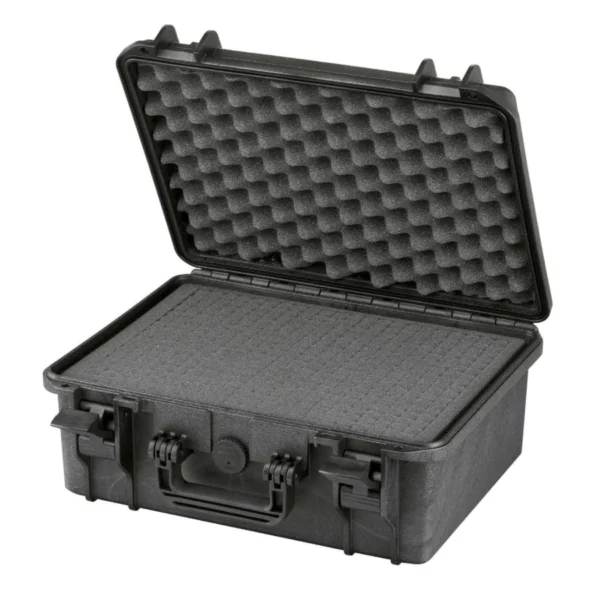 BLACK HARD CASE - SP PRO 380H160S BK WITH CUBED FOAM