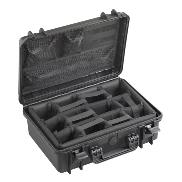 BLACK CAMERA CASE - SP PRO 430CAMORG BK BK WITH DIVIDERS