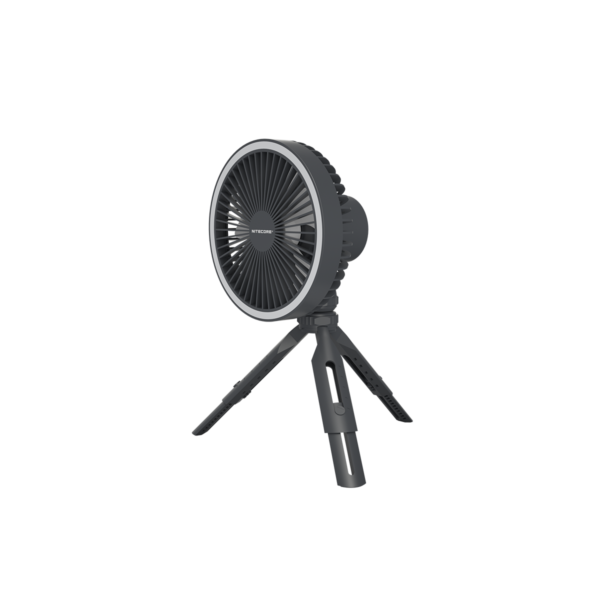 NEF10 Load Shedding Fan, GREY, 10 000mAh Power Bank, RingLight + USB-C Cable
