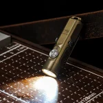 RovyVon - Aurora A3 Pro (G4) 7075 Aluminum Keychain Flashlight - Tan - Image 5
