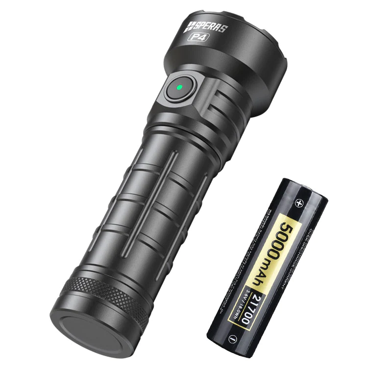 SPERAS P4 4000LM USB-C Charging Flashlight SPERAS P4 4000LM USB-C Charging Flashlight - Image 1