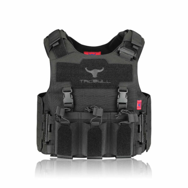 Tacbull - Assault Tactical Plate Carrier with Fire-Retardant Heavy-Duty Nylon Material