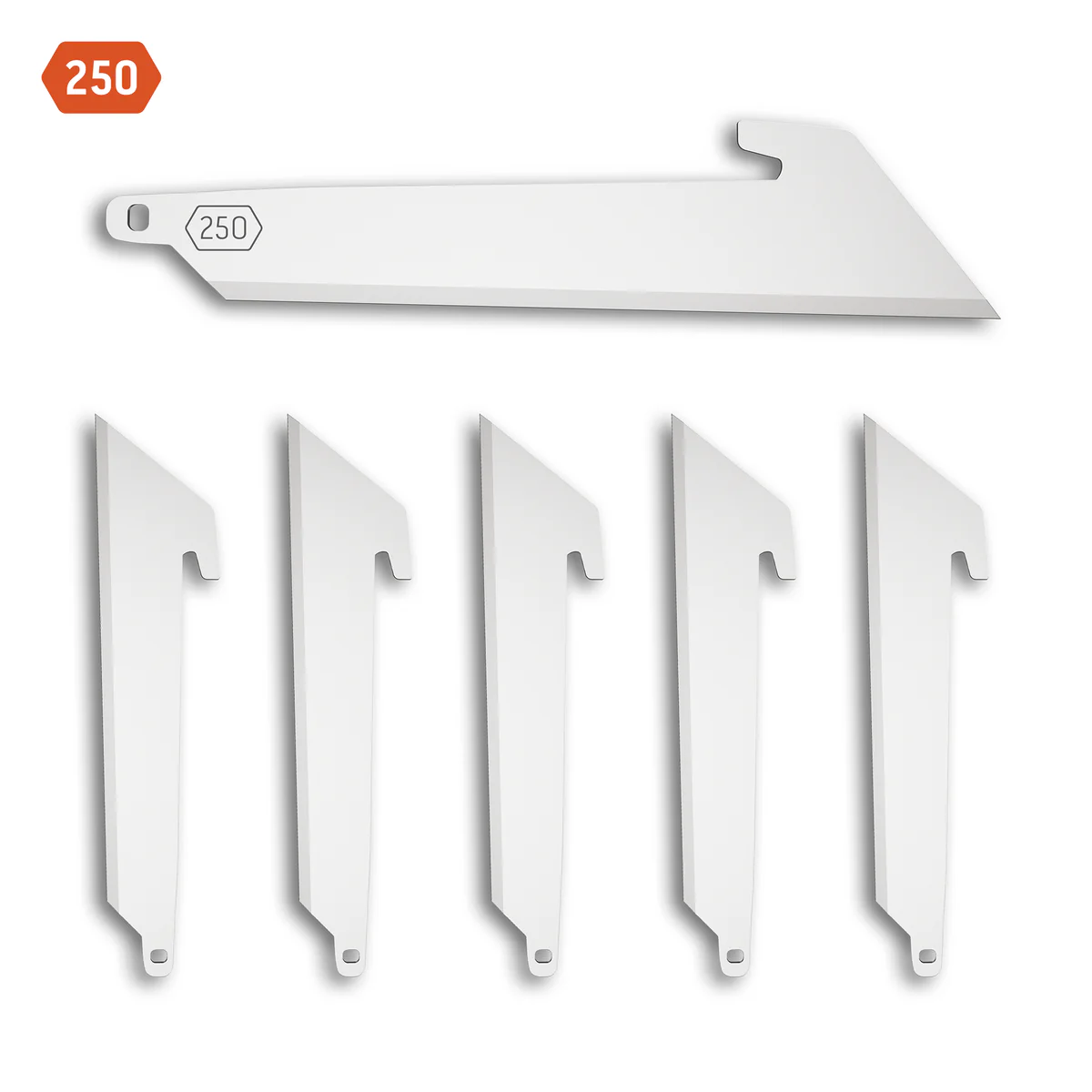 OE_250UTILITYRRU25-6CLow-res_1200x OUTDOOR EDGE 2,5" UTILITY BLADES 6 PACK - Image 1