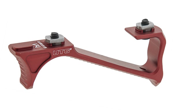 UTG ULTRA SLIM ANGLED FOREGRIP M-LOK RED
