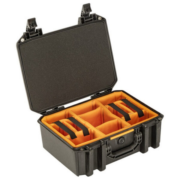 V300 WD LARGE CASE WL/WD, BLK DIVIDERS)