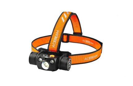 Acebeam H30 Brightest Headlamp - 4000 Lumens/171m  Red + UV