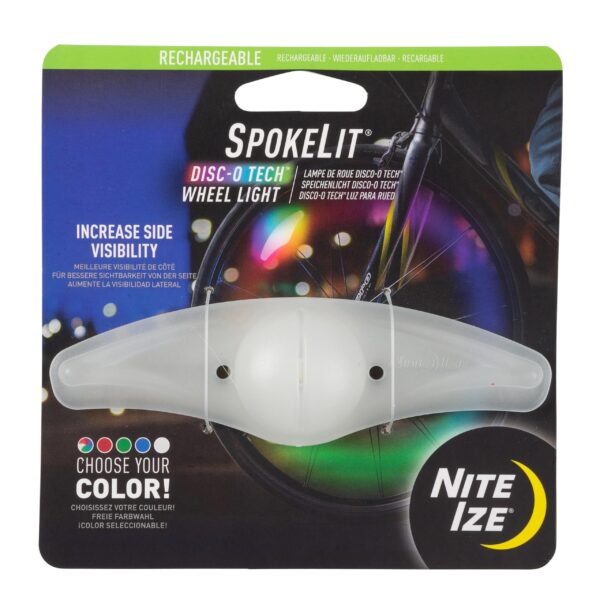 SPOKELIT LED WHEEL LIGHT RECHARGABLE - DISC-O SELECT