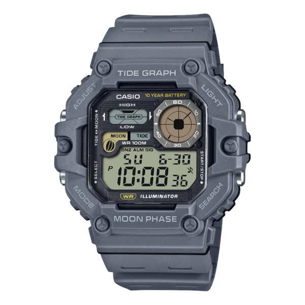 Casio Standard  Mens 100m Tide Graph - WS-1700H-8AVDF