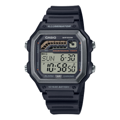 Casio Standard  Mens 100m - WS-1600H-1AVDF
