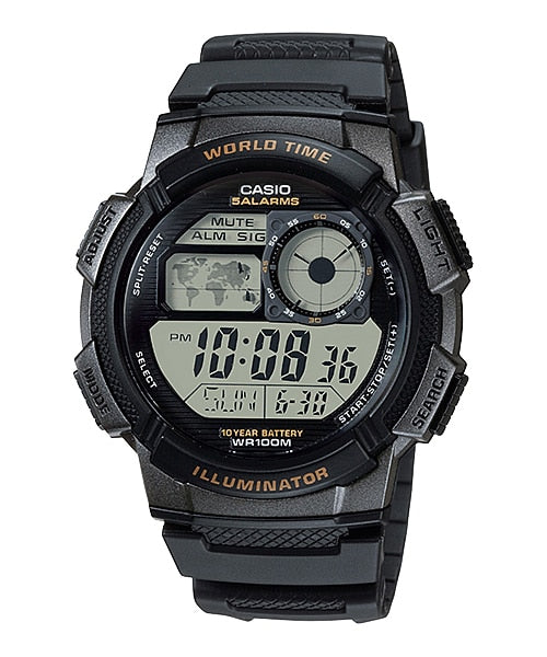 Casio Standard  Collection Mens 100m - AE-1000W-1AVDF