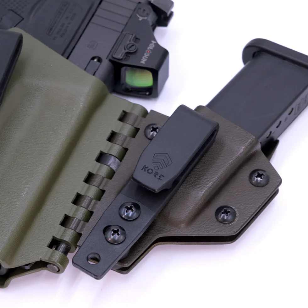 QUARTER BELT 1.25" IWB BOTTOM HOOK HOLSTER CLIP - Kore Essentials - Image 1
